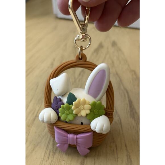 Lot of 3 Bath & Body Works BBW Hand Sanitizer Holders, Bunny Leprechaun Pumpkin - Picture 5 of 10